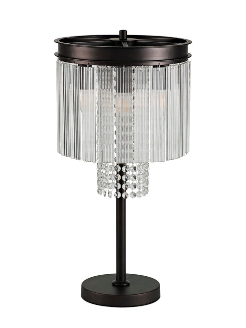 Burnaby Table Lamp 6 Light Brown Oxide